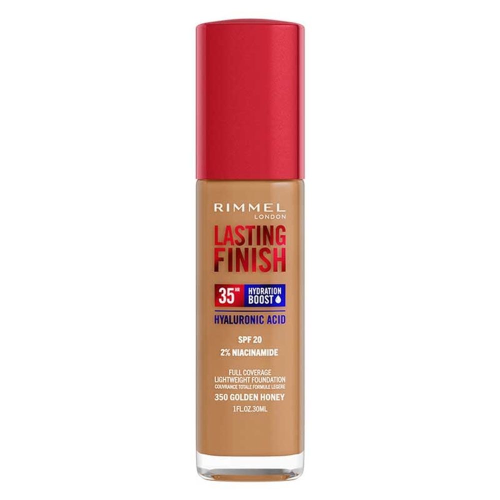 Rimmel Tečni puder Lasting Finish Liquid 350 Goldhoney 30ml slika 1