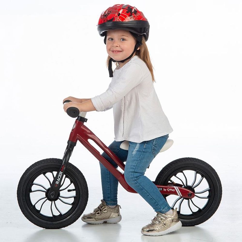 QPlay® Balans bicikl Racer, Red slika 9