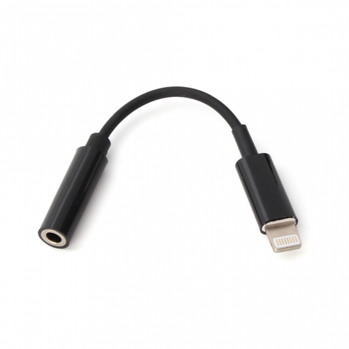 Adapter za slusalice iP-1 iPhone lightning na 3.5mm crni slika 1