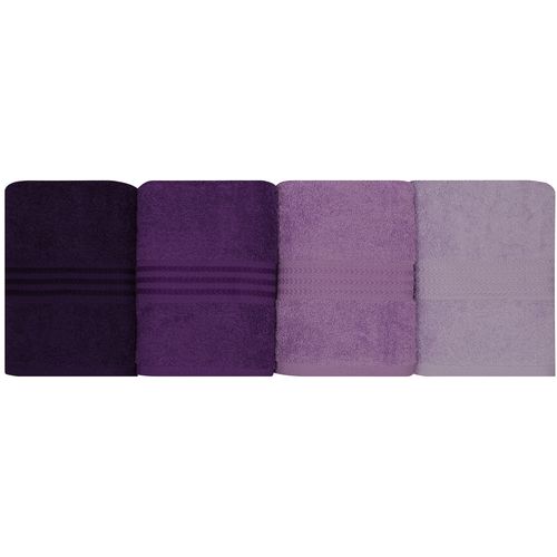 Colourful Cotton Set ručnika SKY, 50*90 cm, 4 komada, Rainbow - Lilac slika 3