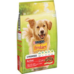 Friskies Active suha hrana za pse s govedinom 10 kg