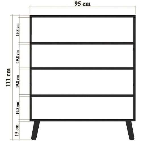 Multilüx Form Multicolor Multi Purpose Cabinet slika 9