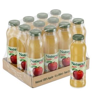 Natural 100% sok Jabuka flaša 200ml x 12 kom   XXL 