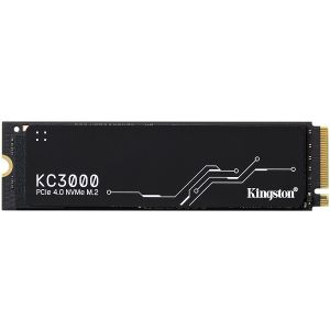 Kingston SKC3000S/1024G M.2 NVMe 1TB SSD, KC3000, PCIe Gen 4x4, 3D TLC NAND, Read up to 7,000 MB/s, Write up to 6,000 MB/s (single sided), 2280, Includes cloning software
