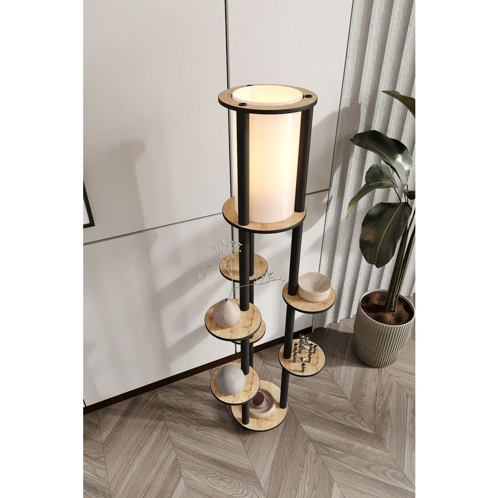Podna Lampa Volante - boje: hrast slika 3