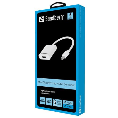 Adapter Sandberg Mini DisplayPort - HDMI 508-29 slika 2