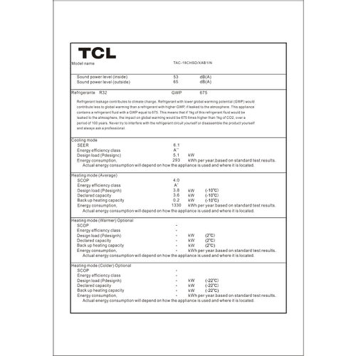 TCL klima uređaj Elite Inverter 5,1kW - TAC-18CHSD/XAB1I slika 5