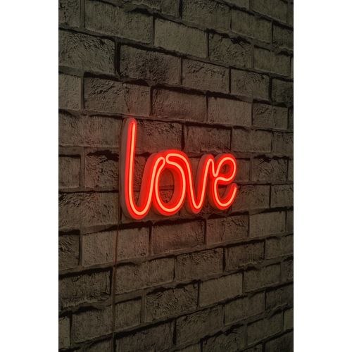 Wallity Zidna dekoracije svijetleća LOVE, Love - Red slika 6