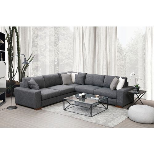 Atelier Del Sofa Kutna garnitura LOOP 7, antracit, Loop 7 slika 3