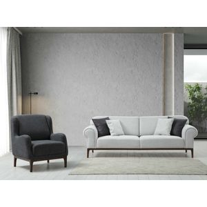 London Set - Ares White, Dark Grey Ares White
Dark Grey Sofa Set