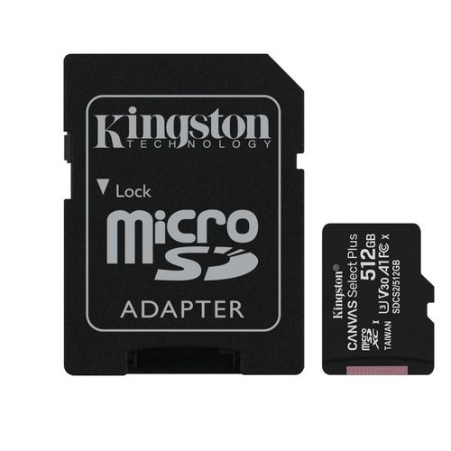 MikroSD memorijska kartica 512GB Kingston SelectPlus klasa10 slika 1