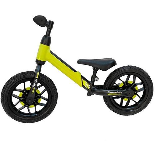 QPlay® Balans bicikl Spark LED, Green slika 5