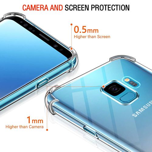 Techsuit Shockproof Clear Silicone prozirna maskica otporna na udarce za Samsung Galaxy S9 slika 2