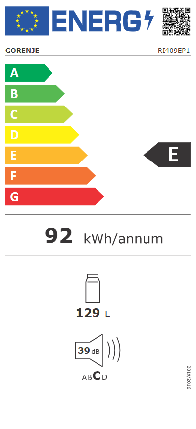 Energetski certifikat E
