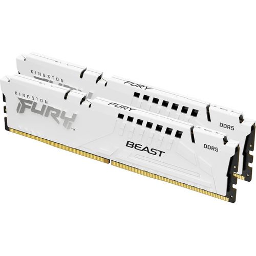 Kingston DIMM DDR5 32GB (2x16GB kit) 6800MT/s KF568C34BWK2-32 FURY Beast White XMP slika 4