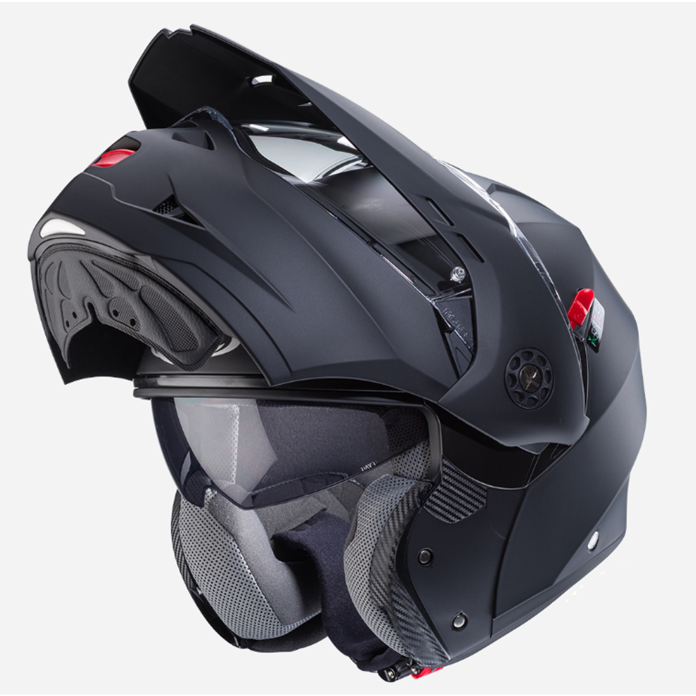 Modularna - flip up kaciga za motor L vel. Caberg Tourmax X - Crna slika 2
