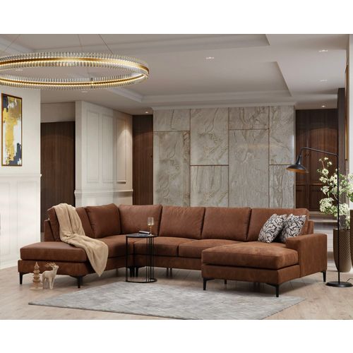 Ugaona Sofa Porto Corner (EOT-C-02-CHL) - Camel Boje slika 1