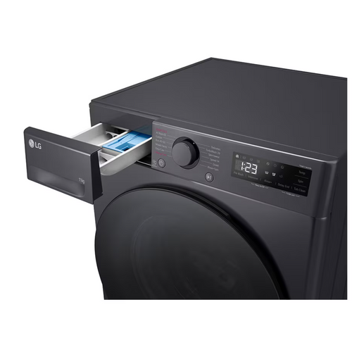 LG F4WR511S2M Veš mašina sa parom, 11kg, 1400rpm, AI DD™, TurboWash™360, 55cm, Crna slika 6