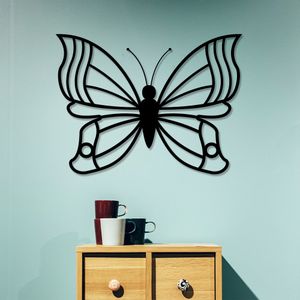 Wallity Metalna zidna dekoracija, Butterfly 3