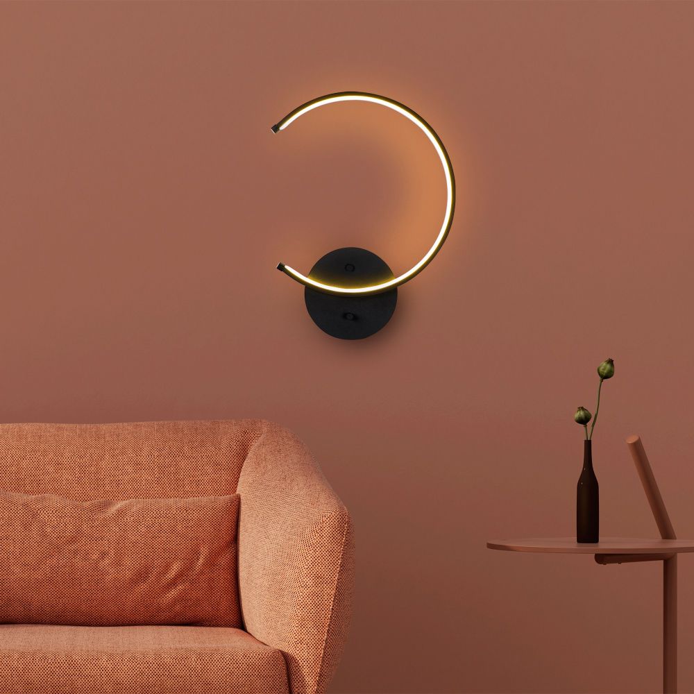 Moon - 13328 Crna Zidna Lampa slika 6