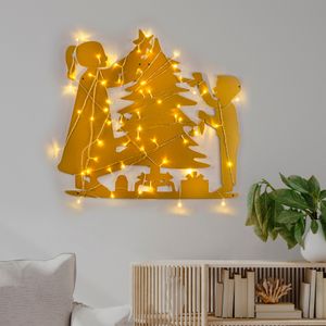 Zidni Ukras XMASGOLD - 016 u Zlatnoj Boji