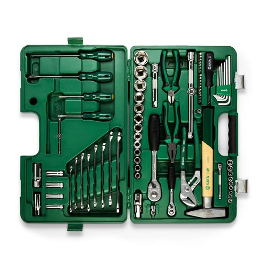Set Nas. Ključeva 1/4" I 1/2" 80 Kom + Set Alata Sata St09403 slika 3