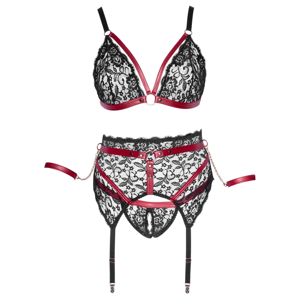 Cottelli BONDAGE Komplet grudnjaka Bondage 3XL slika 6