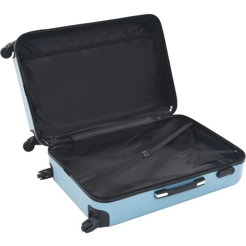 3-dijelni set čvrstih kovčega plavi ABS slika 29