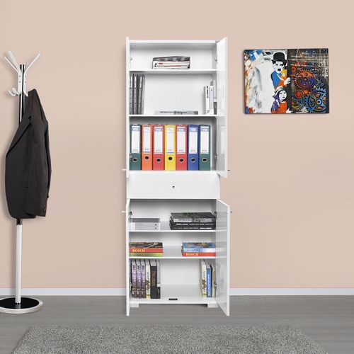 ADR-441-PP-1 White Multi Purpose Cabinet slika 2