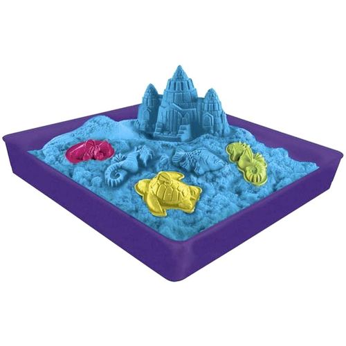 Kinetički Pijesak - Set za igru Pješčani dvorac plavi slika 3