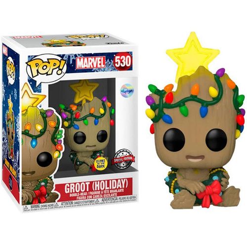 POP figure Marvel POP Marvel Groot Holiday Christmas Exclusive slika 2