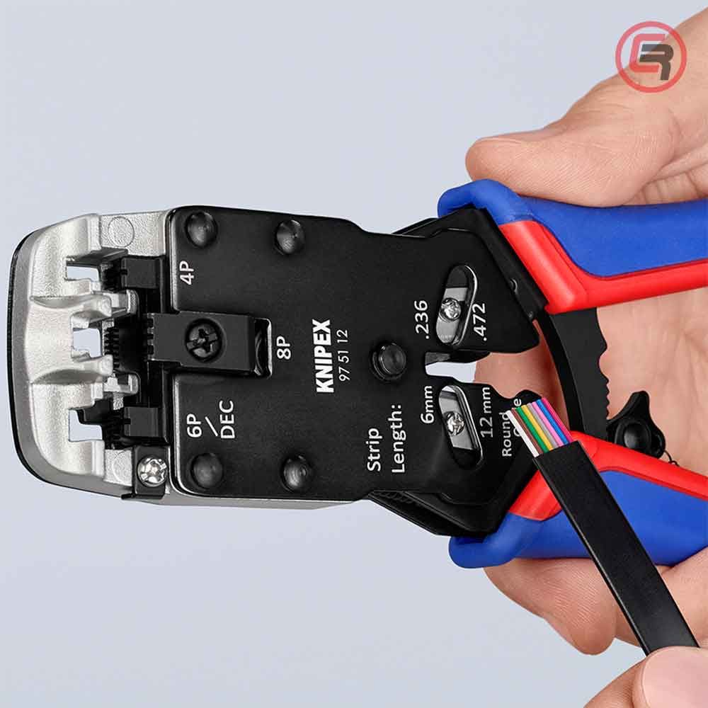Knipex Kliješta Za 4, 6 i 8 Polne Konektore 200mm - 97 51 12 slika 3