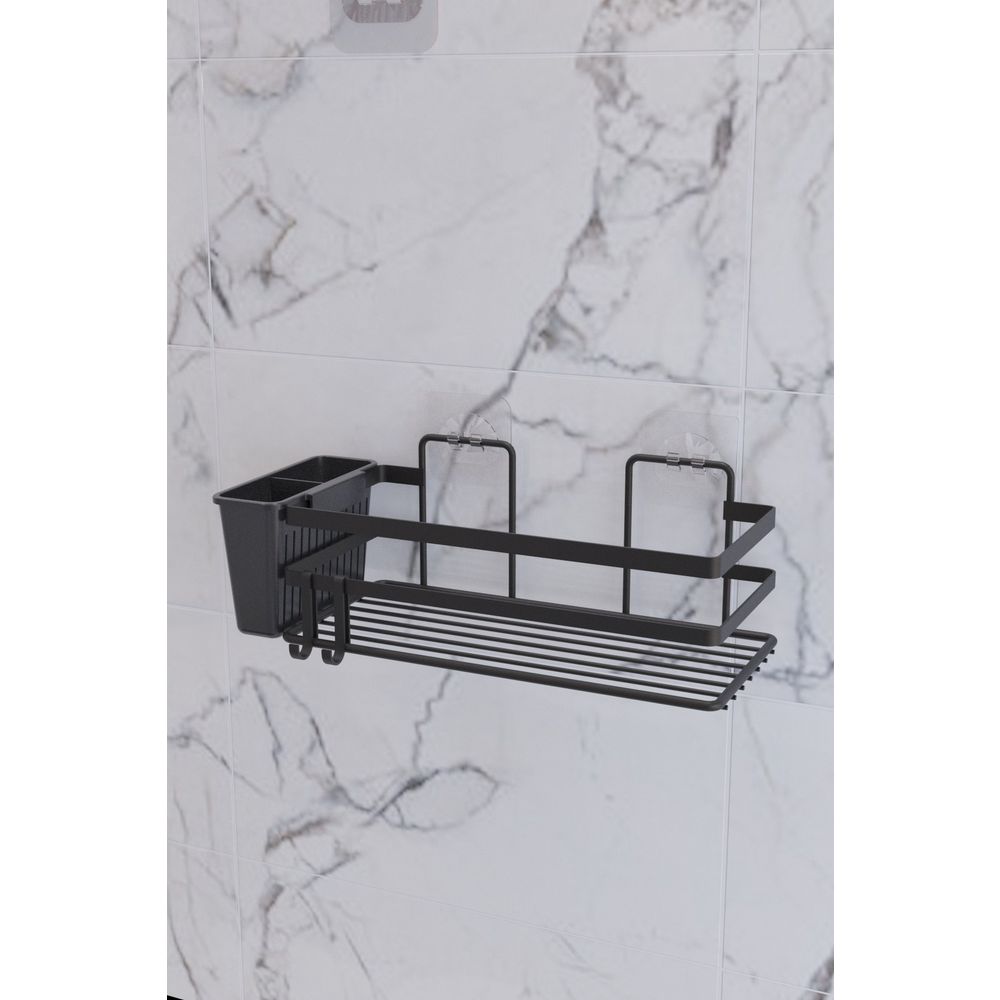 Organizator za Kupatilo SB007K-B u Crnoj Boji slika 3