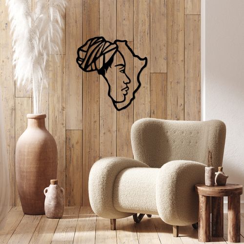 Wallity Metalna zidna dekoracija, African Woman - 446 slika 3