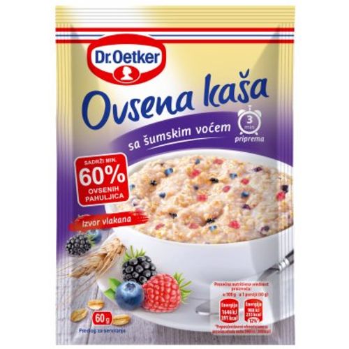 Dr.Oetker Ovsena kaša sa šumskim voćem 60g slika 1