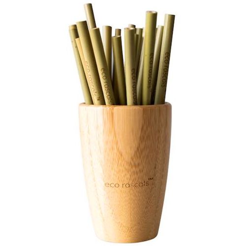 Set od 5 bambusovih slamčica slika 1