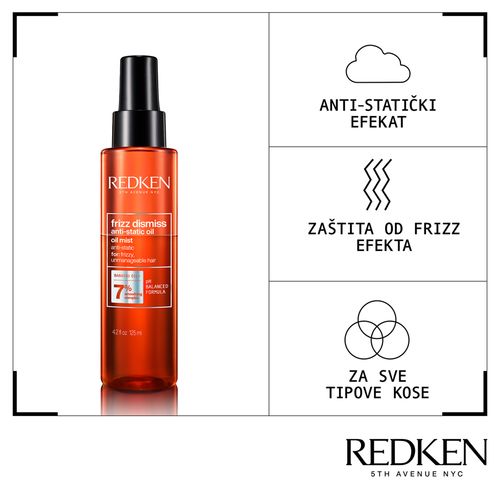 Redken Frizz Dismiss Anti-Static tretman za kosu koji se ne ispira 125ml slika 6