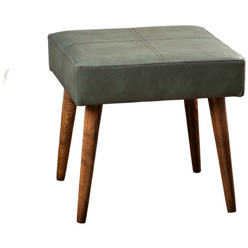 Urga Ahşap Ayaklı - Green Green Pouffe slika 2