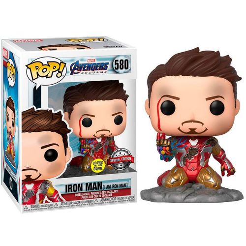 POP figure Marvel Avengers Endgame I Am Iron Man Exclusive slika 3