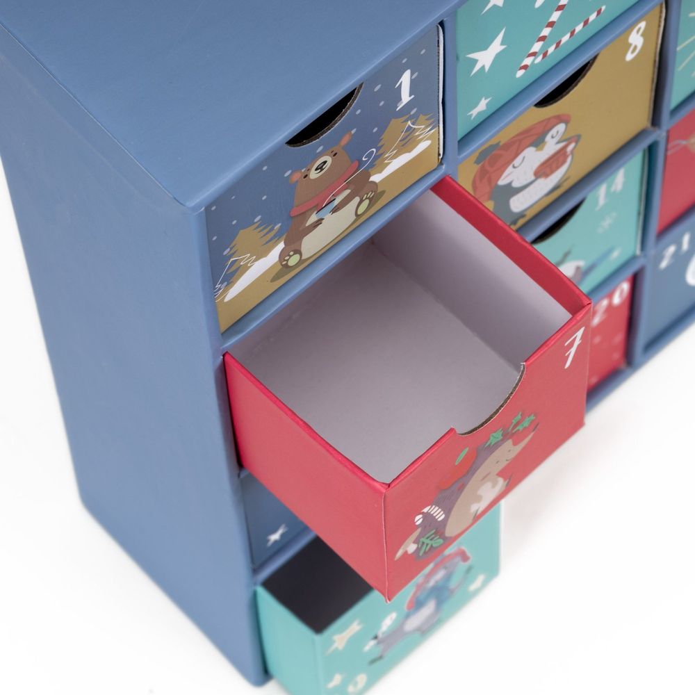 Ca1507 adventski kalendar 39 x 7 x 25 cm slika 10