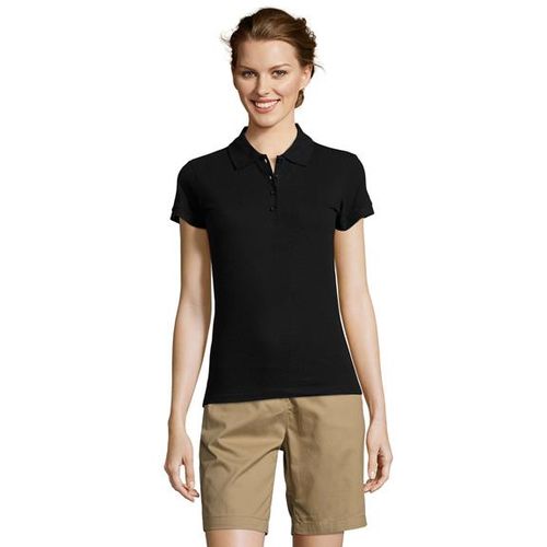 PEOPLE ženska polo majica sa kratkim rukavima - Crna, XL  slika 1