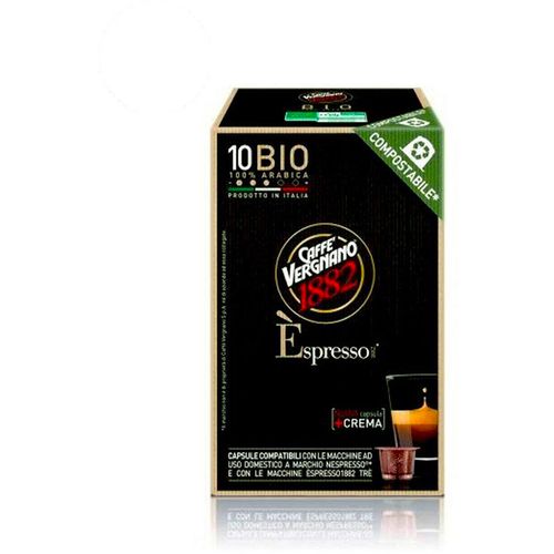 Caffe Vergano kapsule za kafu Organic Nespresso kompatibilne 10 kom slika 1