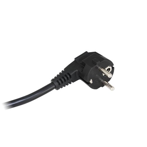 Priključni kabel 6 A 250 V ~ 1300 W, crni slika 1