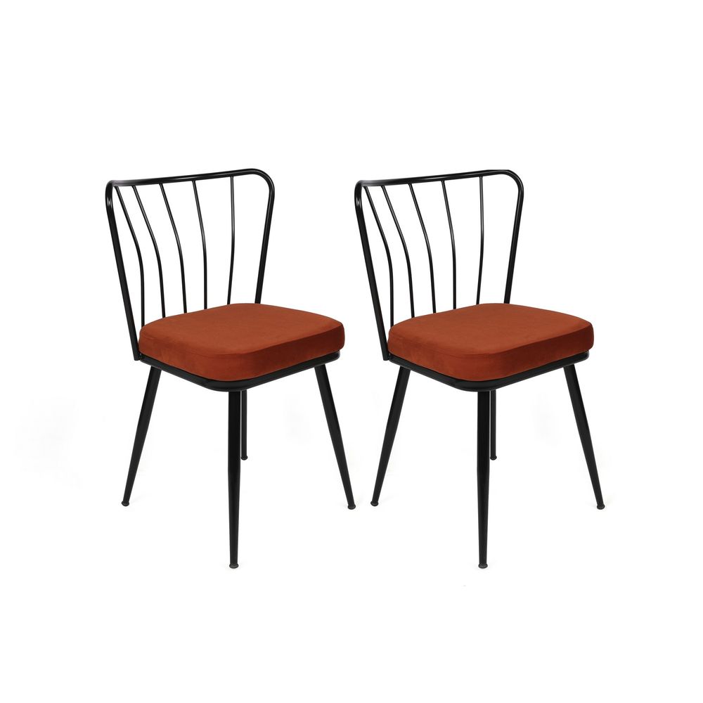 Yıldız-945 V4 Set Stolica Crvena/Crna (4 Komada) slika 5