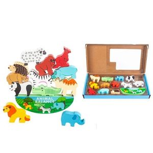 Montessori puzzle igra ravnoteže safari životinje