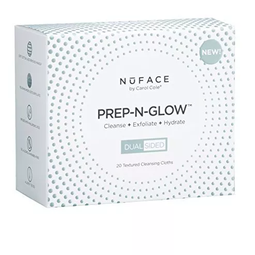 NuFace Prep-N-Glow vlažne maramice sa skidanje šminke slika 2