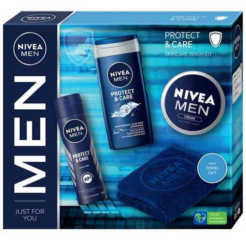 NIVEA Men Box poklon set i peškir za njega slika 1