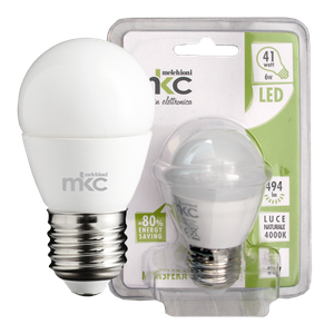 MKC Sijalica,LED 6W, E27, 4000K,220V AC,prirodno bijela svjetlos - LED MINISFERA E27/6W-N