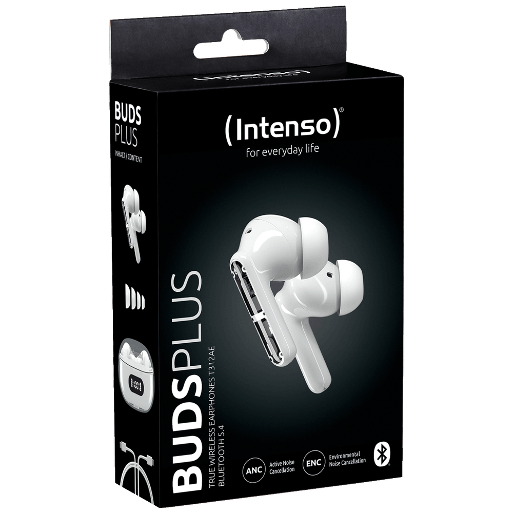 (Intenso) Slušalice bežične sa kutijicom za punjenje / Buds Plus T310AE, White slika 7