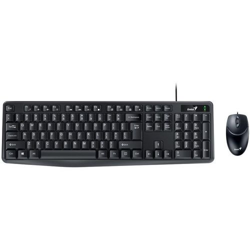 GENIUS KM-170 YU-SRB crna, žična tastatura i miš slika 1